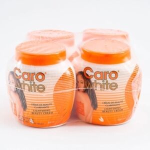 4-Pieces Caro WHITE Beauty Cream 500ml